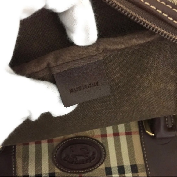 AUTH Burberry Nova Check boston travel bag - Picture 13 of 17